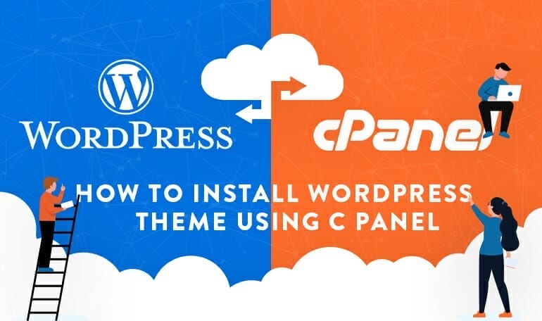Install WordPress theme using CPanel